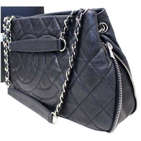 chanel quilted caviar leather tote|Chanel Tote Bags .